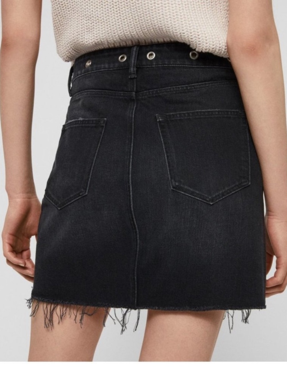all saints lila denim skirt 6